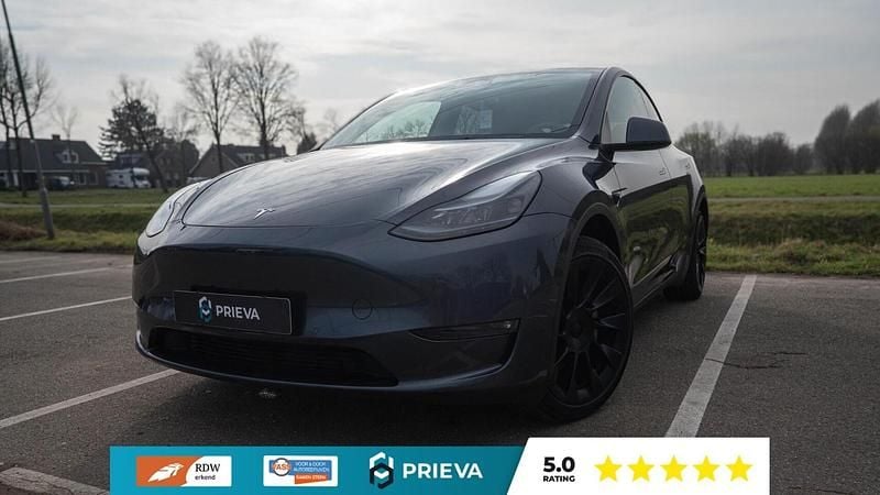 Occasion Tesla Model Y Long Range AWD 378 kW (514 PK) 2022 Grijs SUV