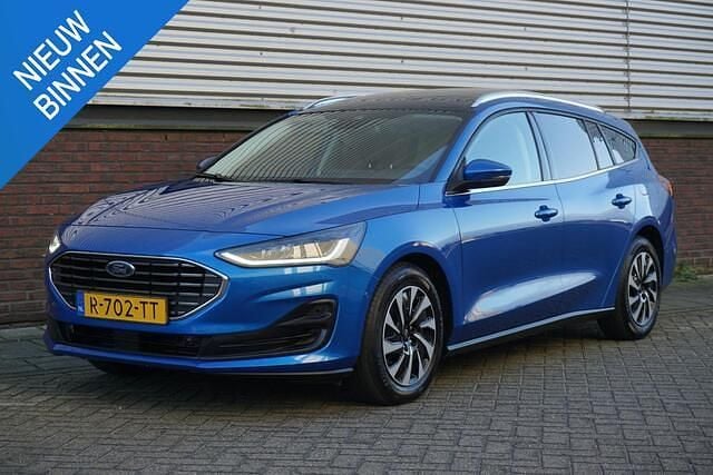 Blauw Gebruikt 2022 Ford Focus Titanium X Stationwagen | € 17.950 (Eerlijke prijs) - Afbeelding 1/4