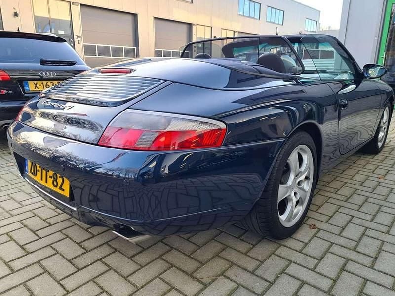 Occasion Porsche 911 Carrera 4 Cabriolet 301 PK (221 kW) 1999 Blauw Cabriolet