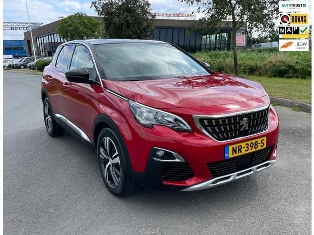 Rood, metallic lak Gebruikt 2017 Peugeot 3008 SUV | € 15.450 (Eerlijke prijs) - Afbeelding 1/4
