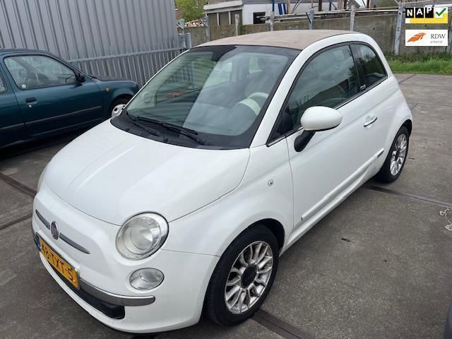 Wit Gebruikt 2012 Fiat 500C Lounge Cabriolet | € 6.850 (Eerlijke prijs) - Afbeelding 1/4