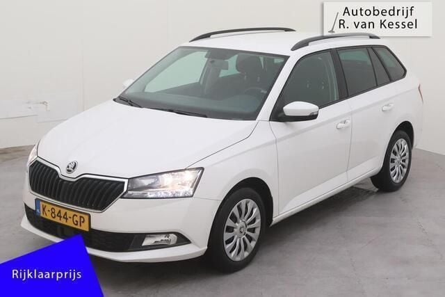 Wit Gebruikt 2020 Skoda Fabia Ambition Stationwagen | € 13.790 (Eerlijke prijs) - Afbeelding 1/4