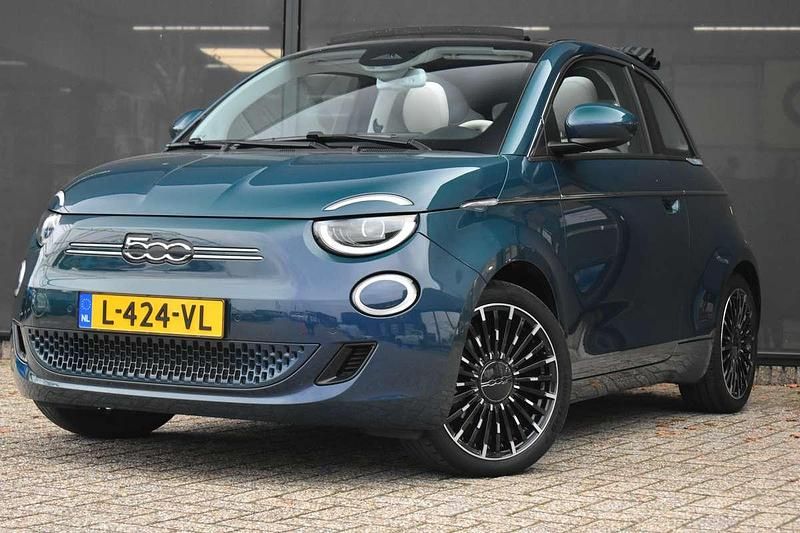 Groen Gebruikt 2020 Fiat 500C La Prima Cabriolet | € 19.250 (Eerlijke prijs) - Afbeelding 1/4