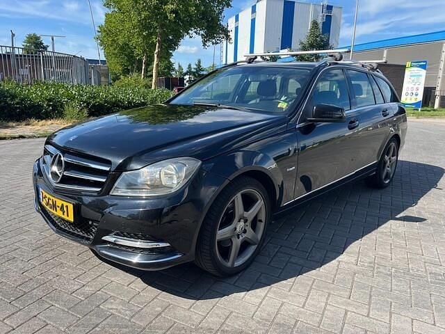 Zwart Gebruikt 2012 Mercedes C200 Avantgarde Stationwagen | € 5.799 (Goede deal) - Afbeelding 1/4