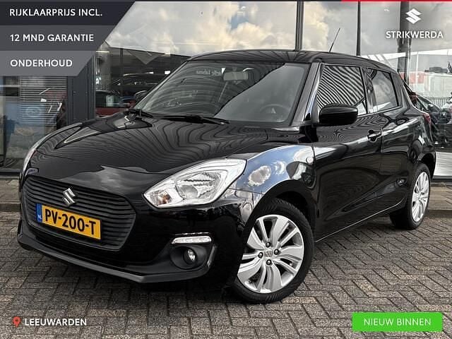 Zwart Gebruikt 2017 Suzuki Swift Hatchback | € 10.900 (Eerlijke prijs) - Afbeelding 1/4