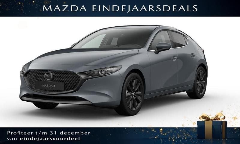Grijs Nieuw 2025 Mazda 3 Exclusive-Line Hatchback | € 36.500 - Afbeelding 1/1