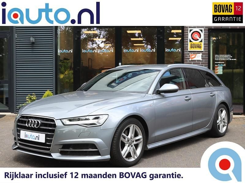 Grijs Gebruikt 2018 Audi A6 Sport Stationwagen | € 24.945 (Super prijs) - Afbeelding 1/4
