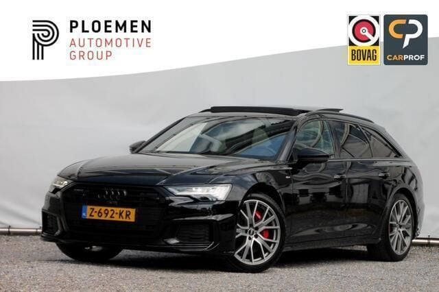 Zwart Gebruikt 2021 Audi A6 S-Line Stationwagen | € 48.900 (Iets duurder) - Afbeelding 1/4