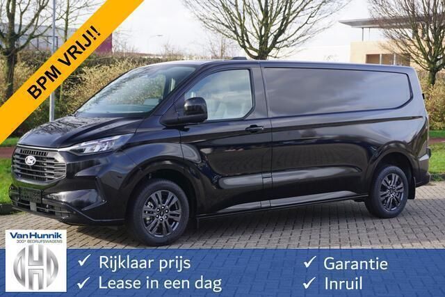 Zwart Nieuw 2024 Ford Transit Custom Limited Van | € 40.500 (Goede deal) - Afbeelding 1/2