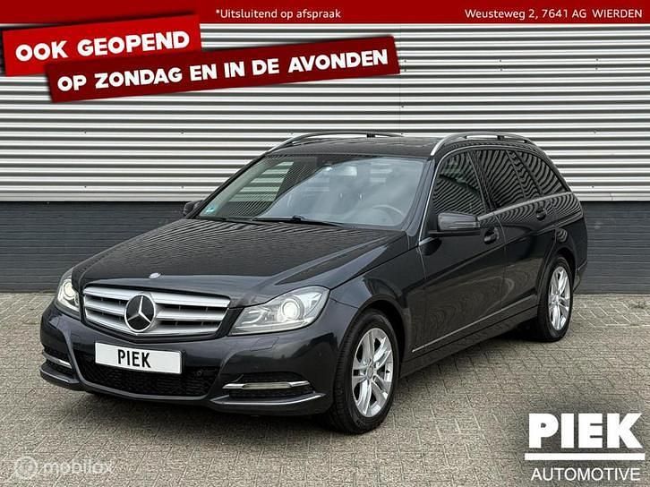Zwart Gebruikt 2013 Mercedes C200 Avantgarde Stationwagen | € 7.499 (Goede deal) - Afbeelding 1/3