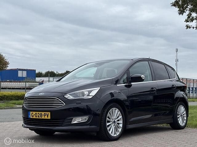 Zwart Gebruikt 2019 Ford C-MAX Titanium MPV | € 11.900 (Eerlijke prijs) - Afbeelding 1/4