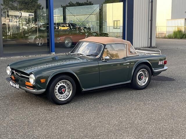 Occasion Triumph TR6 125 PK (91 kW) 1971 Groenlaurel green Cabriolet