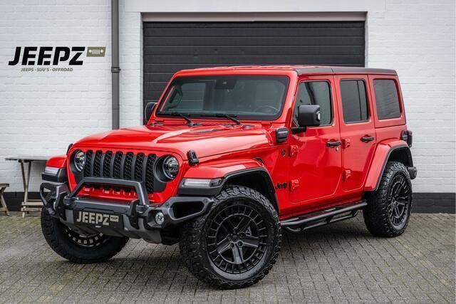 Rood Gebruikt 2021 Jeep Wrangler Unlimited Sahara SUV | € 69.750 - Afbeelding 1/4