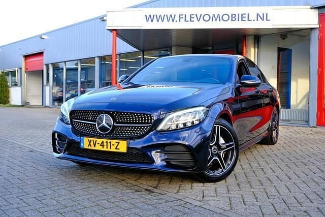 Blauw Occasion 2019 Mercedes C180 Business Sedan | € 25.450 (Eerlijke prijs) - Afbeelding 1/4