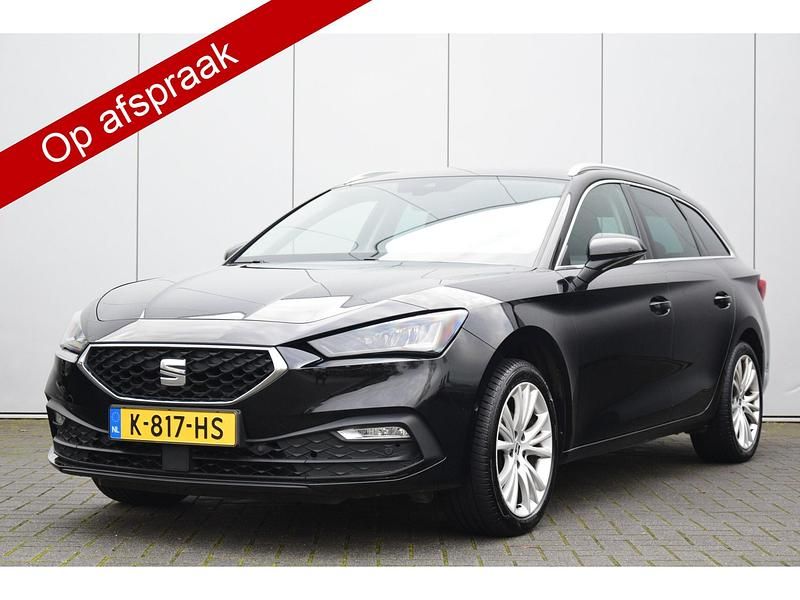 Zwart Gebruikt 2021 Seat Leon Style Stationwagen | € 16.450 (Eerlijke prijs) - Afbeelding 1/4