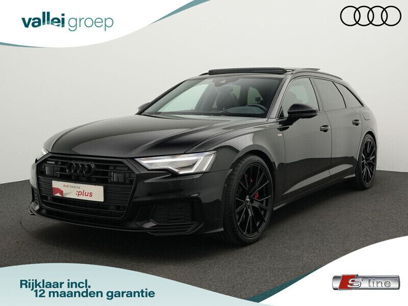 Zwart Gebruikt 2021 Audi A6 Design Stationwagen | € 42.450 (Eerlijke prijs) - Afbeelding 1/4