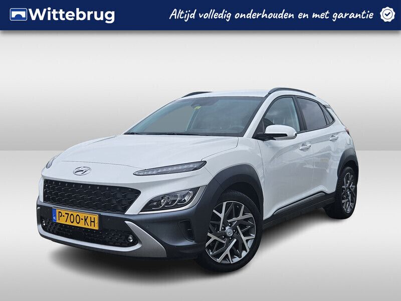Wit Gebruikt 2022 Hyundai Kona Premium SUV | € 26.425 (Eerlijke prijs) - Afbeelding 1/3