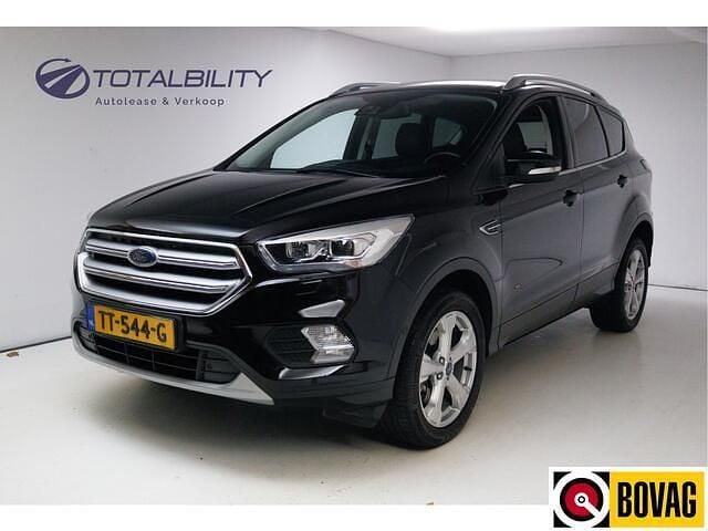 Zwart Gebruikt 2018 Ford Kuga ST-Line SUV | € 18.450 (Super prijs) - Afbeelding 1/4