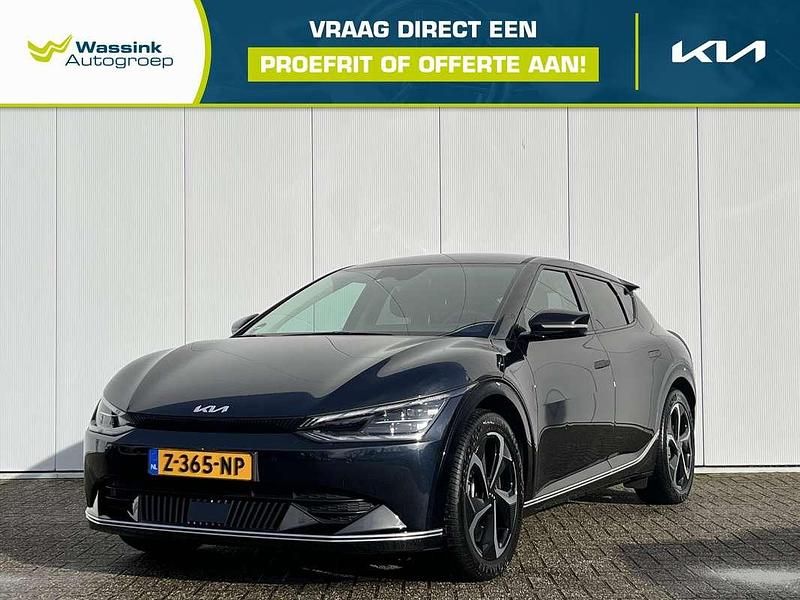 Blauw, metallic lak Occasion 2024 Kia EV6 Advance SUV | € 36.700 (Super prijs) - Afbeelding 1/4