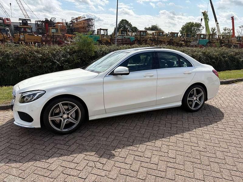 Wit Gebruikt 2014 Mercedes C200 Prestige Sedan | € 22.950 (Duur) - Afbeelding 1/4