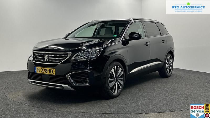Zwart Gebruikt 2020 Peugeot 5008 Premium MPV | € 20.000 (Eerlijke prijs) - Afbeelding 1/4