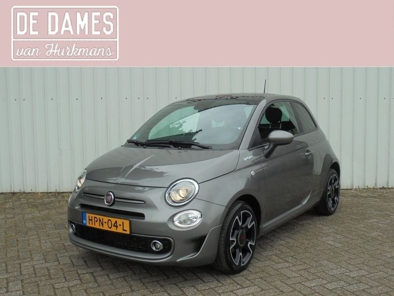 Grijs Gebruikt 2021 Fiat 500 Sport Hatchback | € 14.937 (Eerlijke prijs) - Afbeelding 1/4