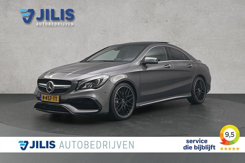 Grijs Gebruikt 2017 Mercedes CLA45 AMG Ambition Sedan | € 34.950 (Eerlijke prijs) - Afbeelding 1/3