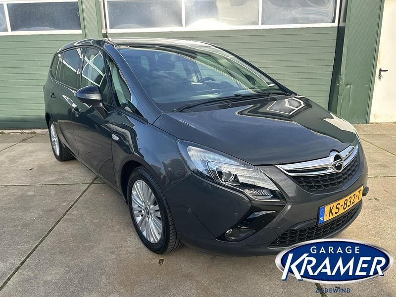 Grijs Gebruikt 2016 Opel Zafira Tourer Cosmo MPV | € 10.950 (Eerlijke prijs) - Afbeelding 1/4