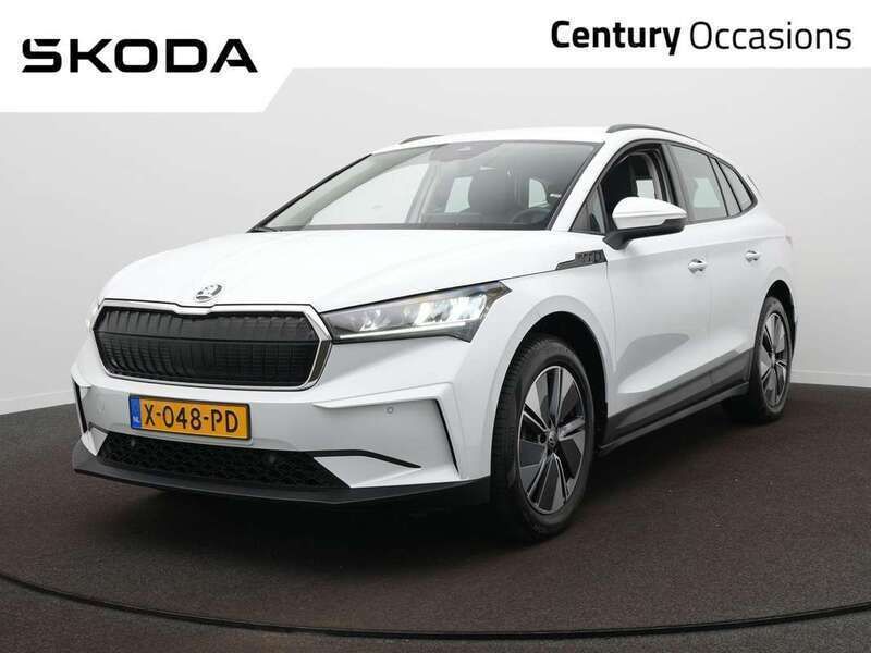 Wit, metallic lak Gebruikt 2024 Skoda Enyaq iV Selection SUV | € 31.900 (Eerlijke prijs) - Afbeelding 1/4