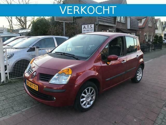Rood Gebruikt 2005 Renault Modus Initiale MPV | € 1.999 (Iets duurder) - Afbeelding 1/4