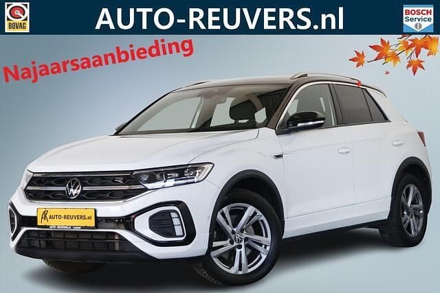 Wit Gebruikt 2022 VW T-Roc R-line SUV | € 28.800 (Goede deal) - Afbeelding 1/4