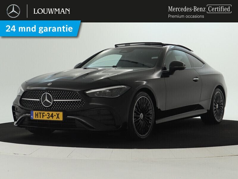 Zwart Gebruikt 2024 Mercedes CLE200 AMG line Coupé | € 65.950 (Eerlijke prijs) - Afbeelding 1/3