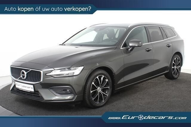 Grijs Gebruikt 2021 Volvo V60 Momentum Stationwagen | € 27.800 (Super prijs) - Afbeelding 1/4