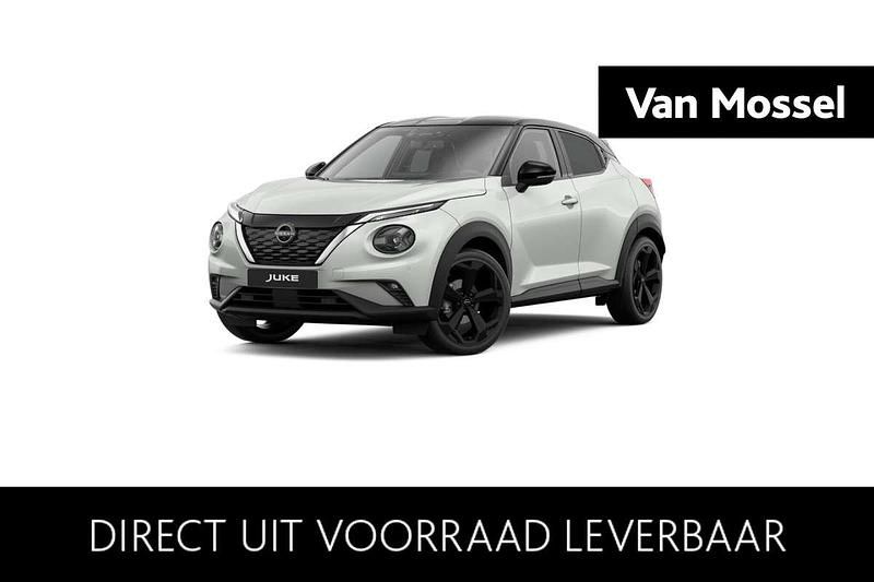 Two tone pearl white / dak carbon black (wit Nieuw 2025 Nissan Juke Pack SUV | € 37.290 (Eerlijke prijs) - Afbeelding 1/4