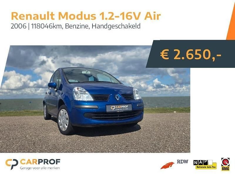 Blauw Gebruikt 2006 Renault Modus MPV | € 2.650 (Iets duurder) - Afbeelding 1/4