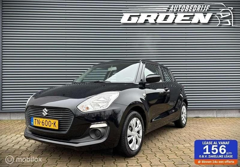 Zwart Gebruikt 2018 Suzuki Swift Comfort Hatchback | € 9.450 (Iets duurder) - Afbeelding 1/4