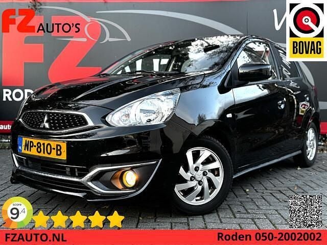 Zwart Gebruikt 2017 Mitsubishi Space Star Intense Hatchback | € 6.945 (Eerlijke prijs) - Afbeelding 1/4