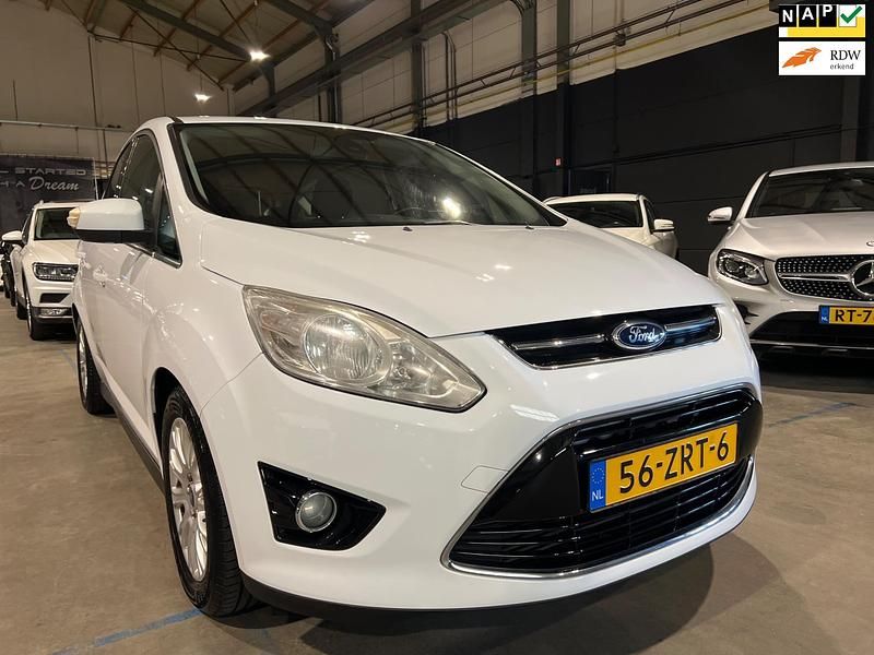 Wit Gebruikt 2013 Ford C-MAX Titanium MPV | € 6.999 (Eerlijke prijs) - Afbeelding 1/4