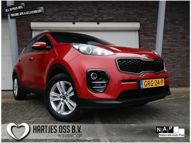 Rood, metallic lak Gebruikt 2018 Kia Sportage Style SUV | € 13.750 (Eerlijke prijs) - Afbeelding 1/4