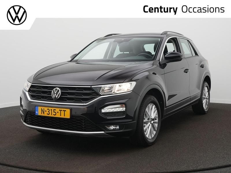 Zwart Gebruikt 2021 VW T-Roc Style SUV | € 21.450 (Goede deal) - Afbeelding 1/4