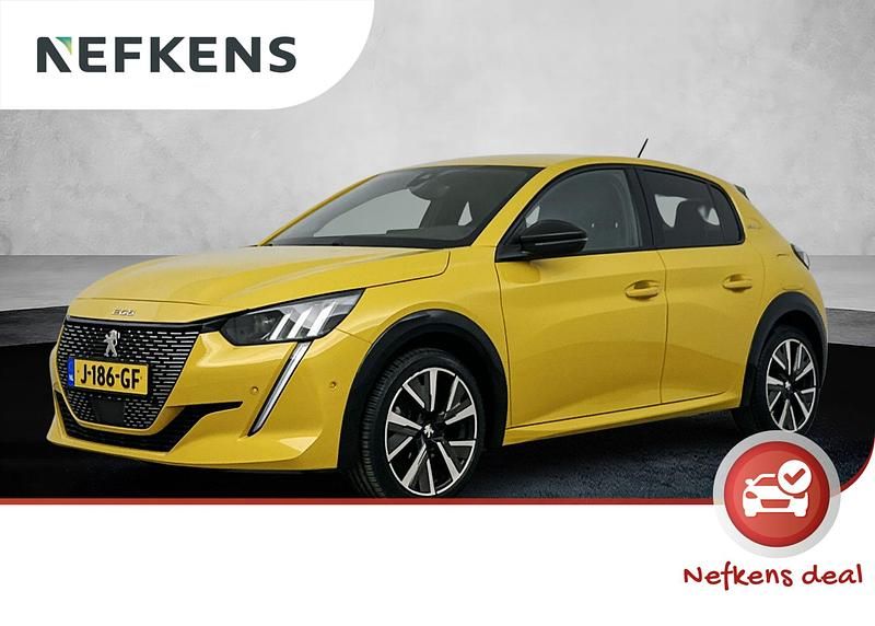 Geel Gebruikt 2020 Peugeot 208 GT-line Hatchback | € 15.725 (Eerlijke prijs) - Afbeelding 1/4