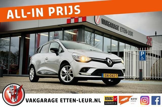 Grijs (metallic) Gebruikt 2018 Renault Clio GrandTour LIMITED Stationwagen | € 10.485 (Eerlijke prijs) - Afbeelding 1/4