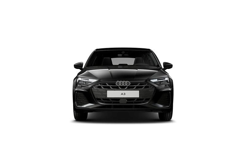 Nieuw Audi A3 Sportback e-tron S-Line 2026 Mythoszwart metallic Hatchback