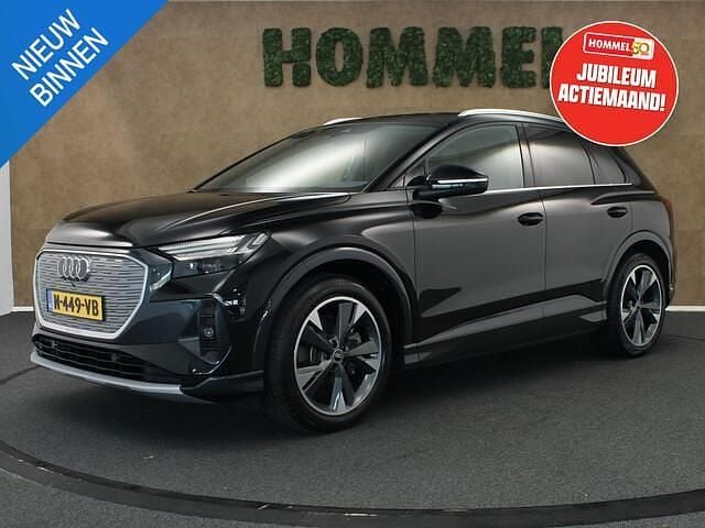 Zwart Gebruikt 2021 Audi Q4 e-tron Basis SUV | € 28.950 (Eerlijke prijs) - Afbeelding 1/4
