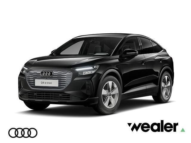 Zwart Nieuw 2026 Audi Q4 Sportback e-tron SUV | € 48.713 (Super prijs) - Afbeelding 1/4
