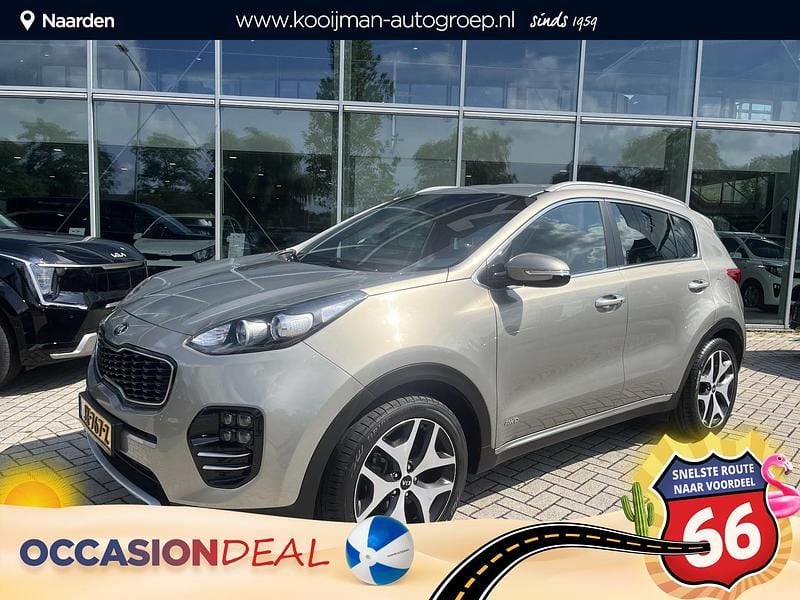 Grijs, metallic lak Gebruikt 2016 Kia Sportage First Edition SUV | € 20.745 (Eerlijke prijs) - Afbeelding 1/4