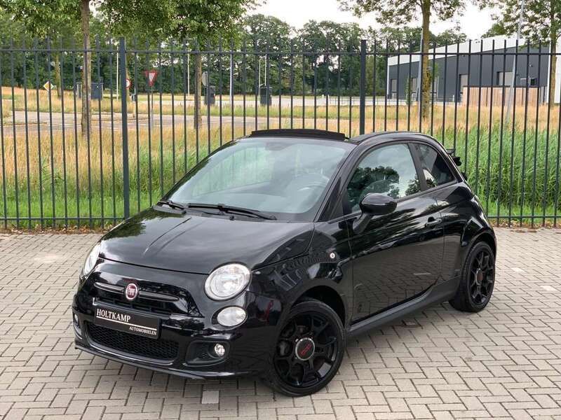 Zwart Gebruikt 2013 Fiat 500C Sport Cabriolet | € 7.995 (Eerlijke prijs) - Afbeelding 1/4