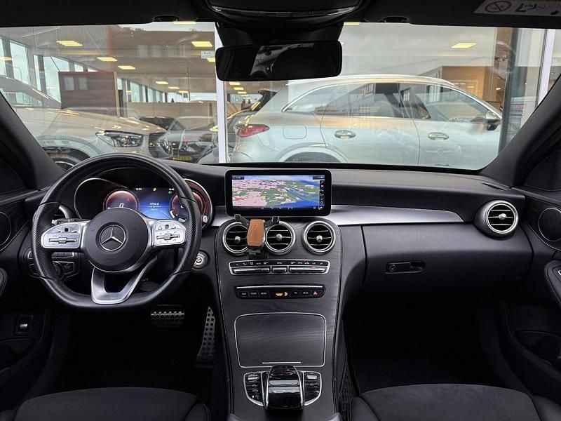 Occasion Mercedes C180 AMG 157 PK (115 kW) 2019 Zwart Sedan
