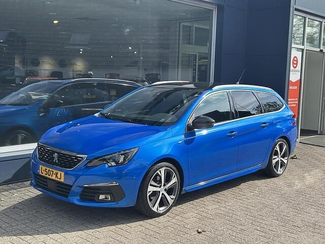 Blauw Gebruikt 2020 Peugeot 308 SW GTi Stationwagen | € 16.450 - Afbeelding 1/4