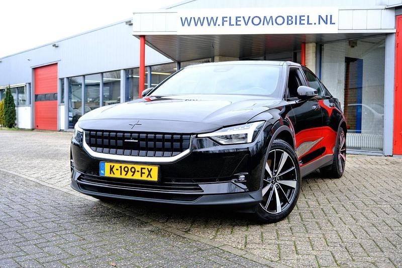 Zwart (metallic) Gebruikt 2020 Polestar 2 Long Range Dual motor Hatchback | € 23.950 (Goede deal) - Afbeelding 1/4